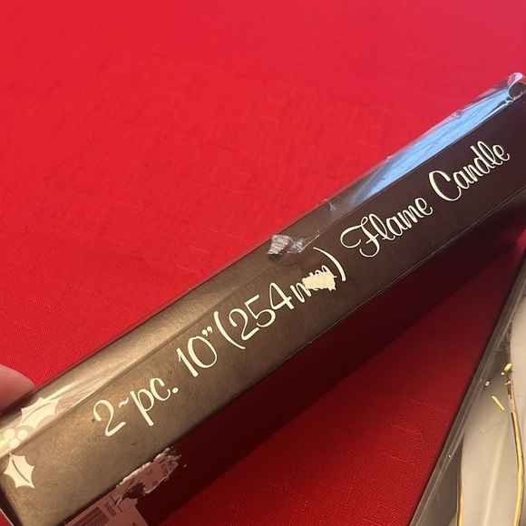 4X 10” vintage twisted candles - Picture 3 of 3